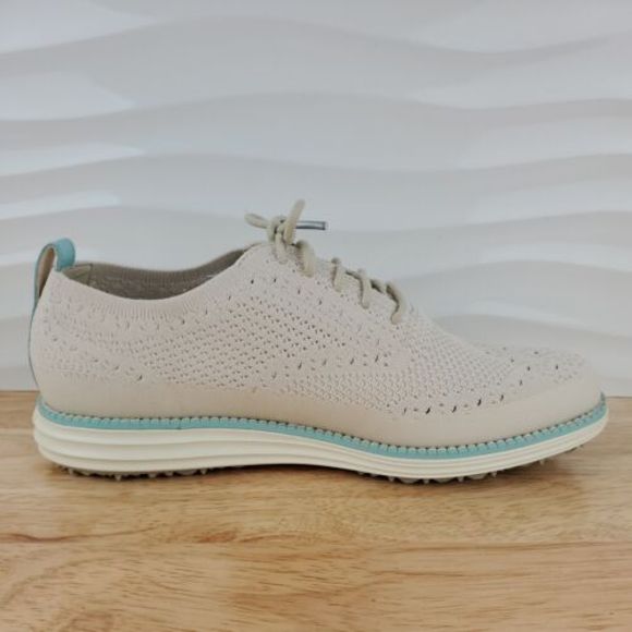 Cole Haan Original Grand Womens White‎ Cap Stitchlite Golf Shoes W23346